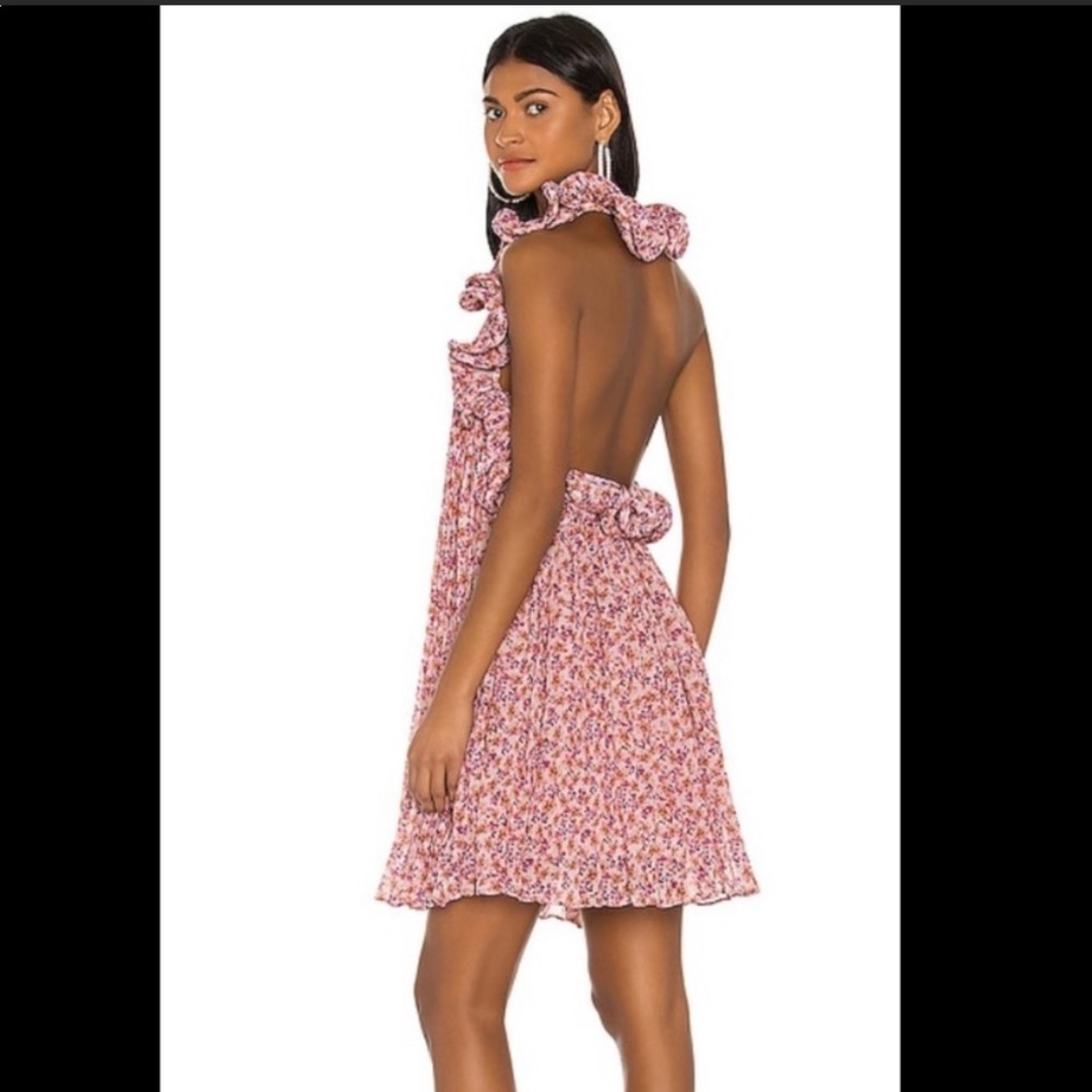 AMUR - Mimi Ruffled Floral Print Dress